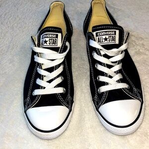 Converse Black All Stars Sneakers Shoes Women’s Size 7